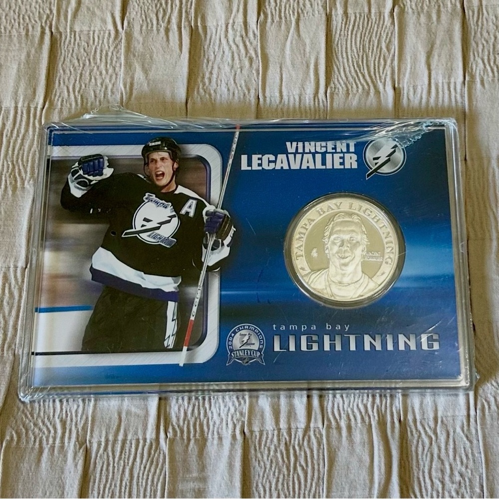 2004 Vincent Lecavalier Tampa Bay Lightning Stanley Cup Collectible Silver Coin